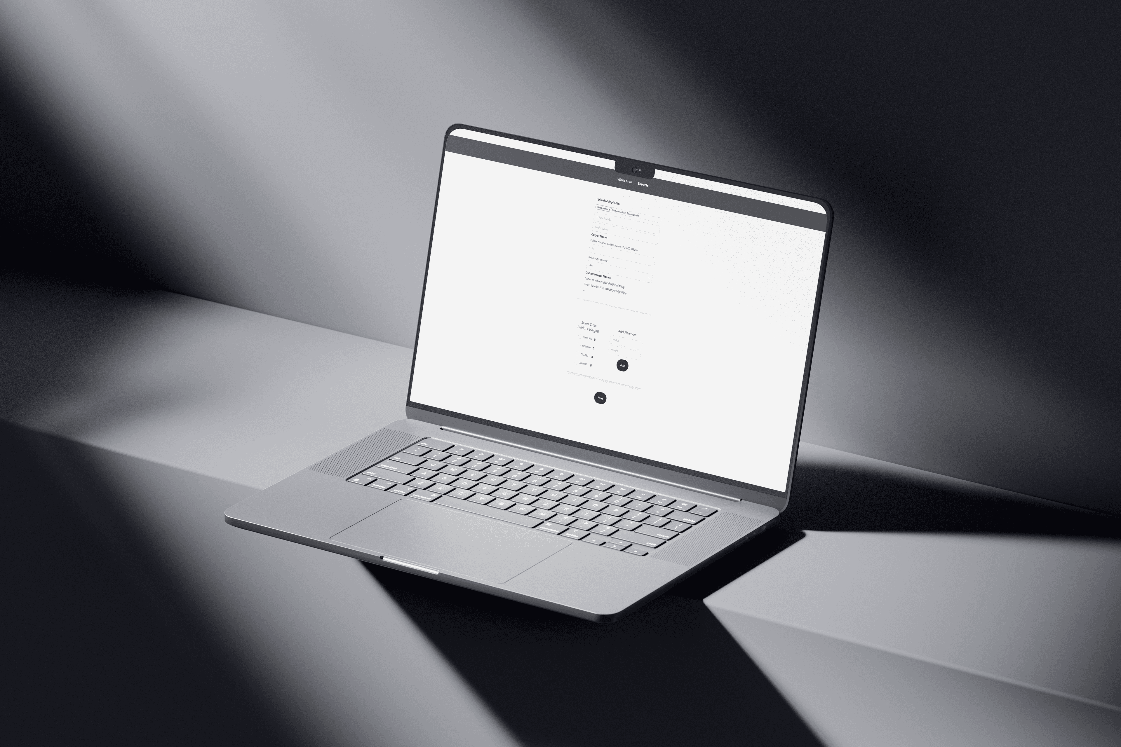 mockup El desafío