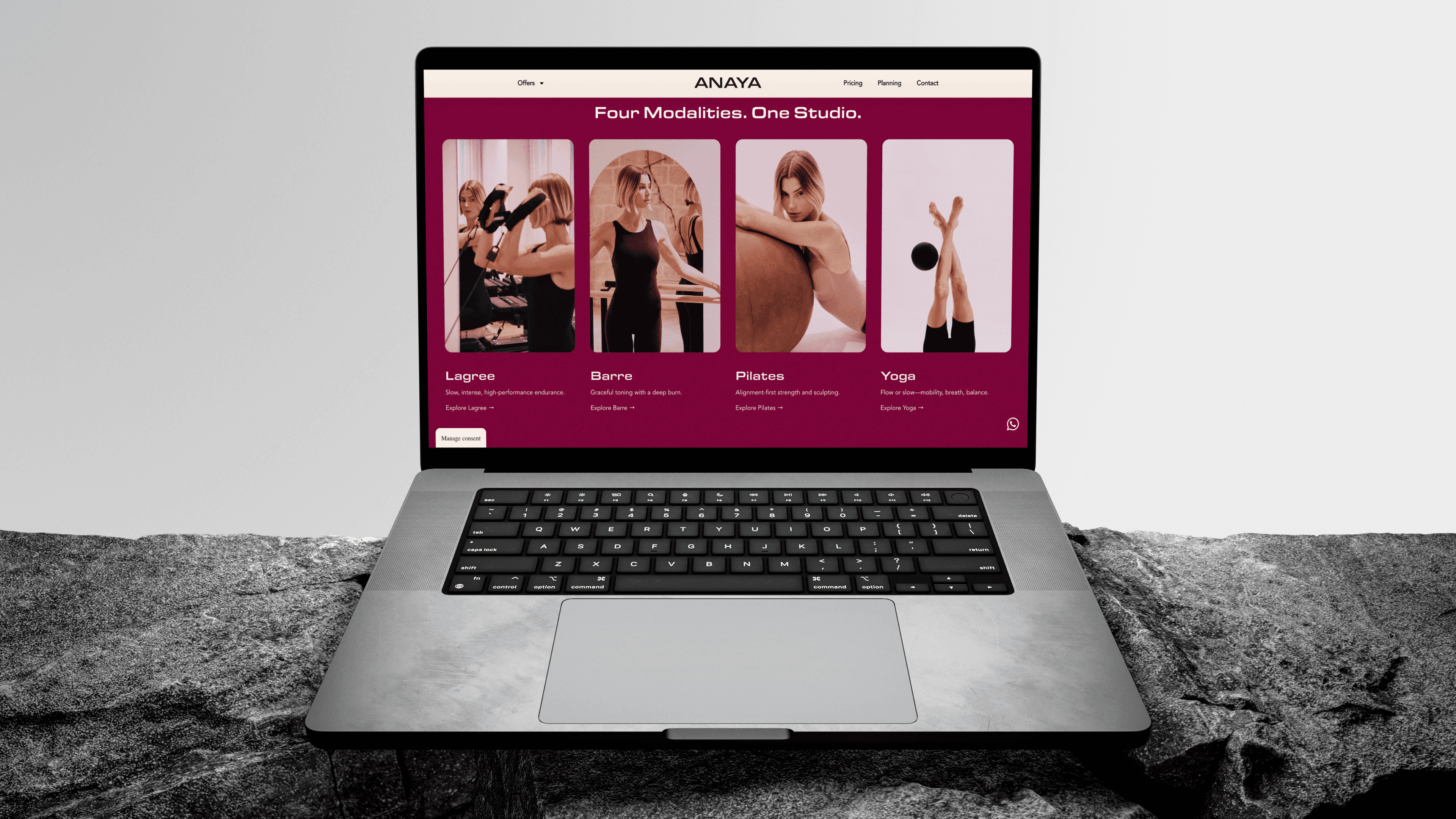 mockup El Reto: Traduciendo la Estética en Arquitectura Interactiva