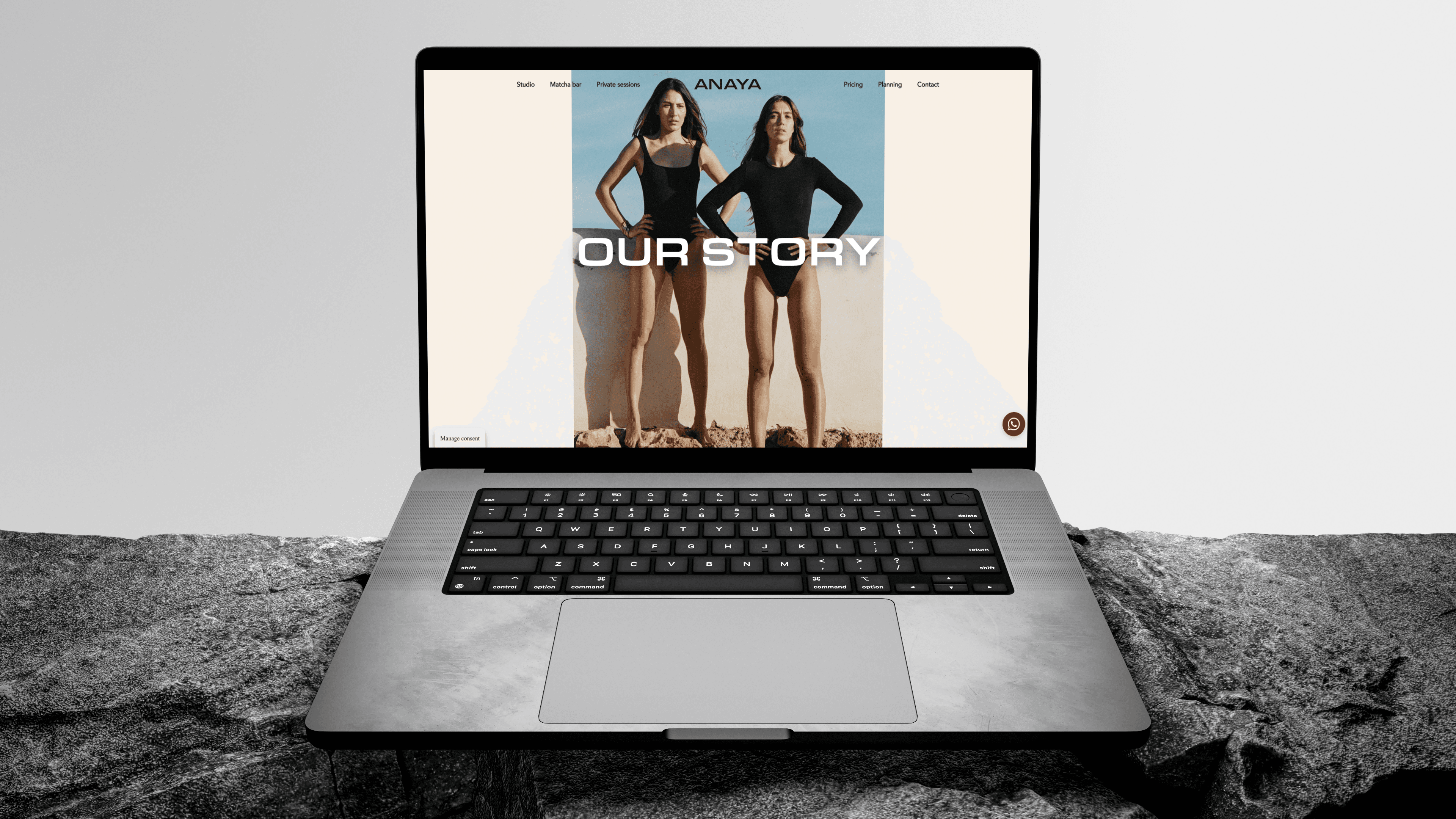 mockup Nuestro Enfoque: Diseñando una Interfaz de Usuario Impecable