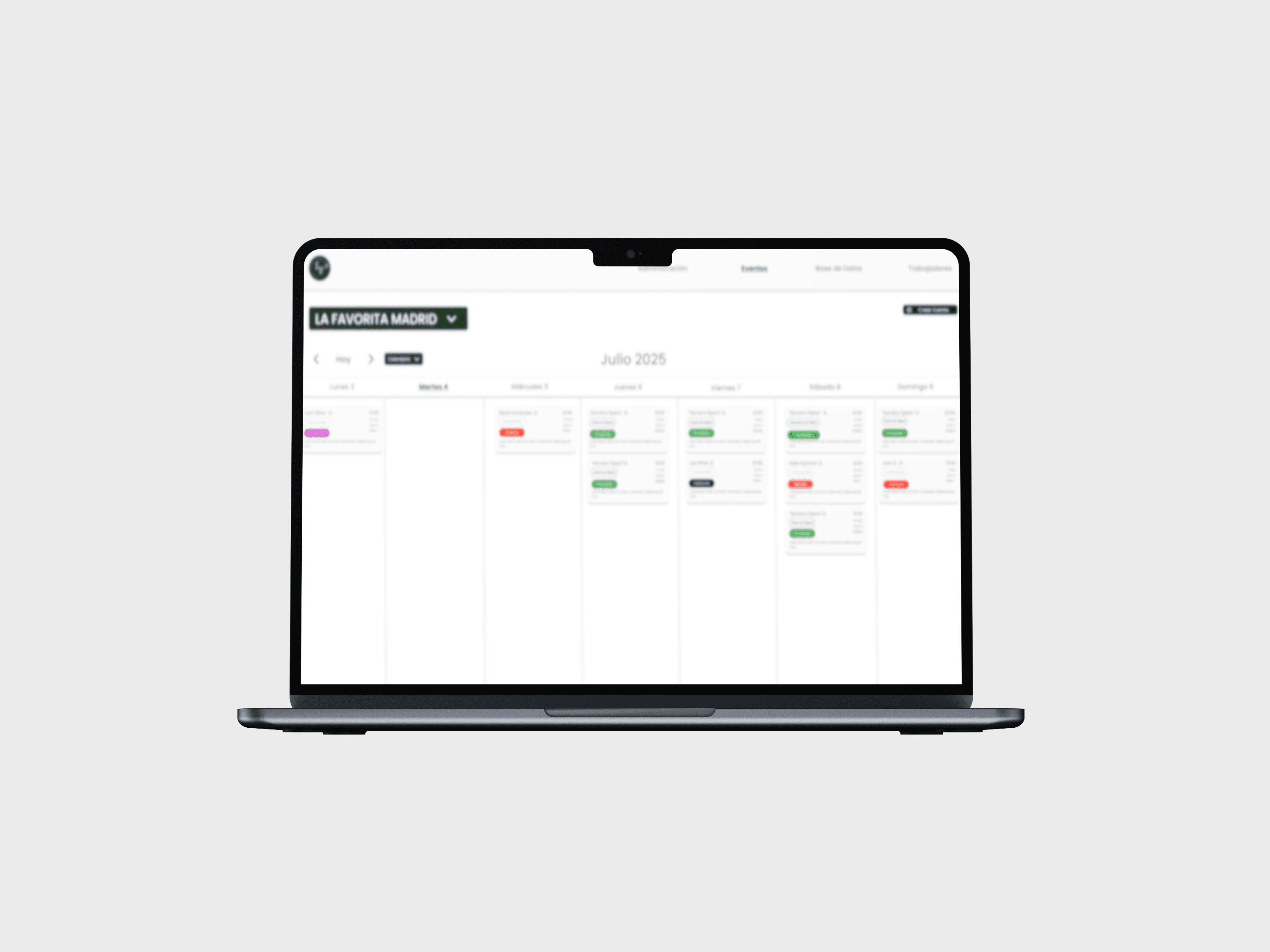 mockup Vistas alineadas con su flujo de trabajo