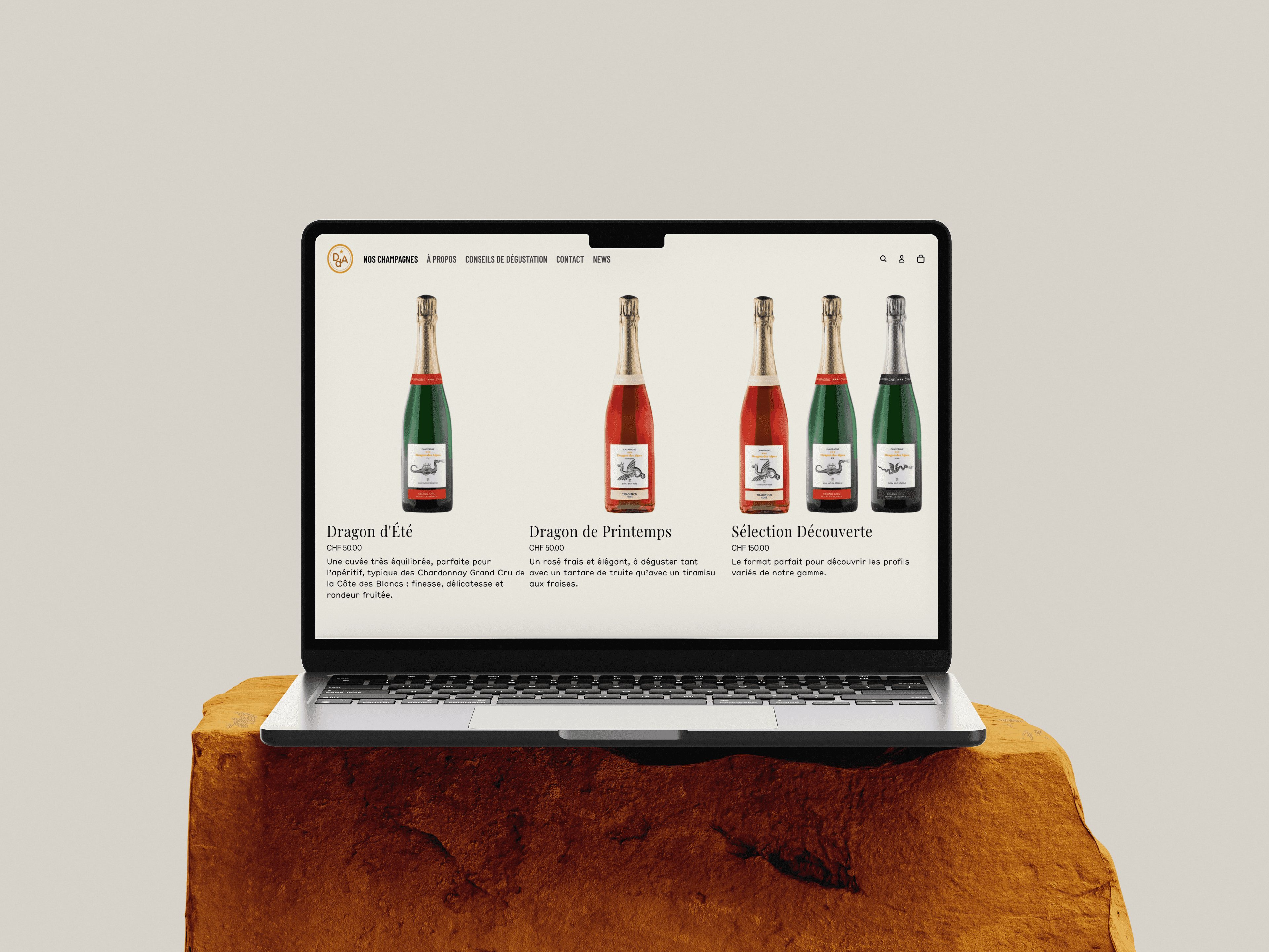 mockup Investigación D2B