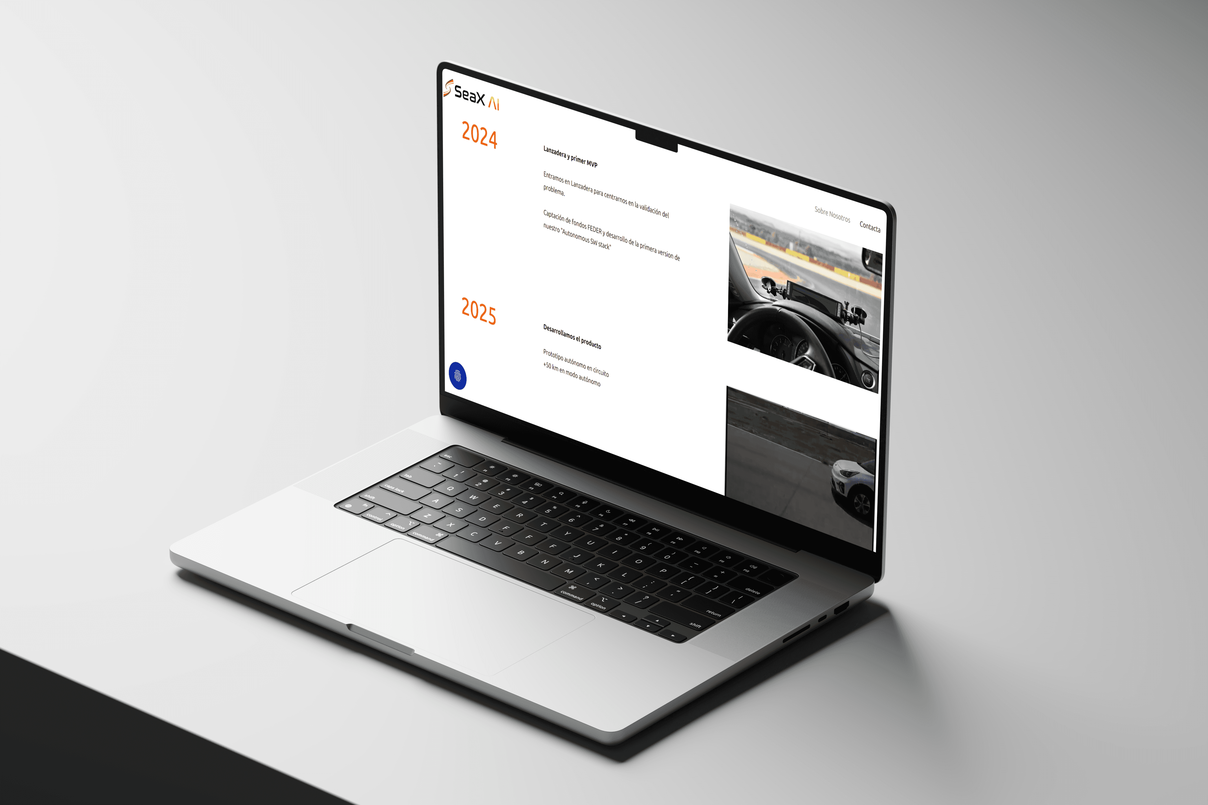 mockup Rediseño y desarrollo web