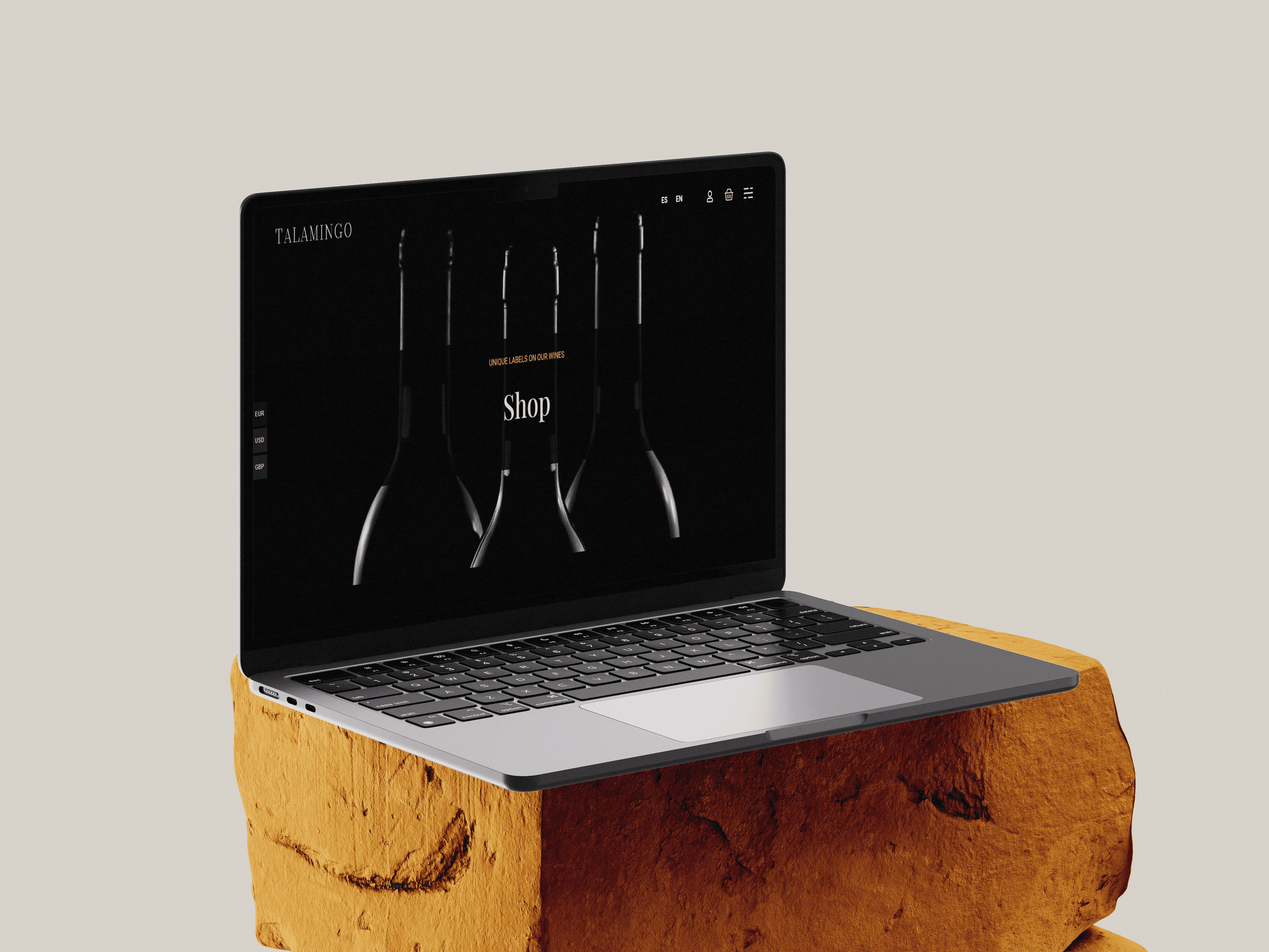 mockup Desarrollo de eCommerce y narrativa de marca
