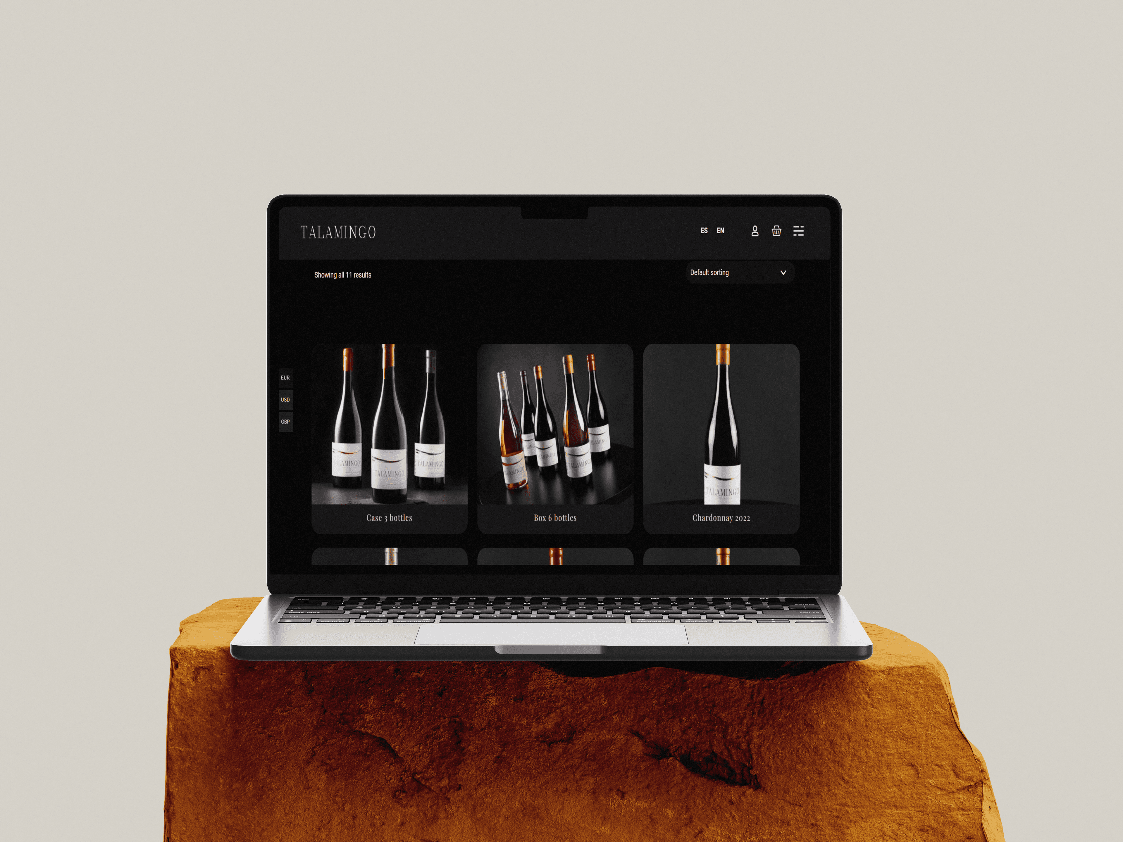 mockup Alcance del trabajo incluido: