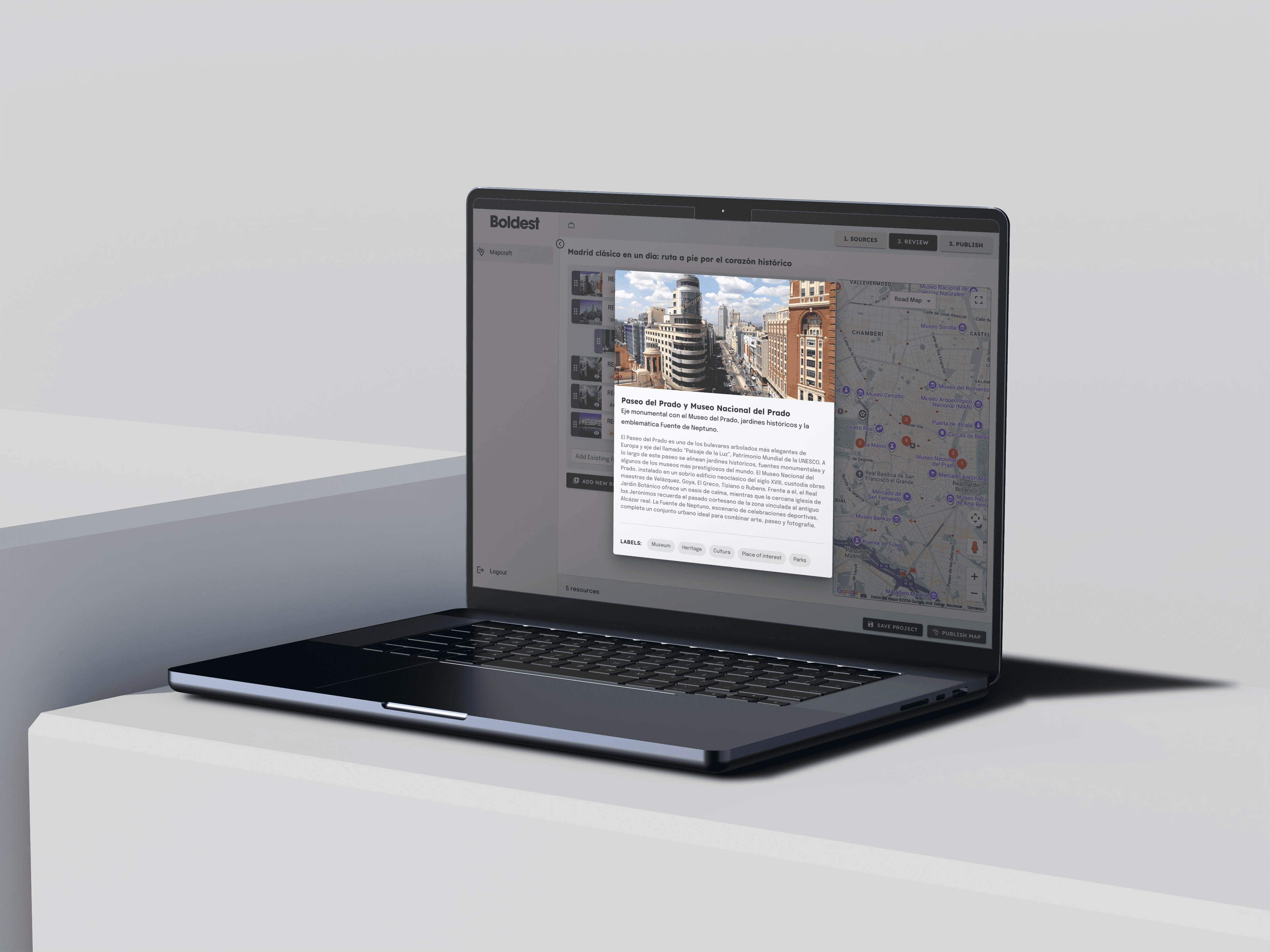 mockup Nuestro desarrollo frontend