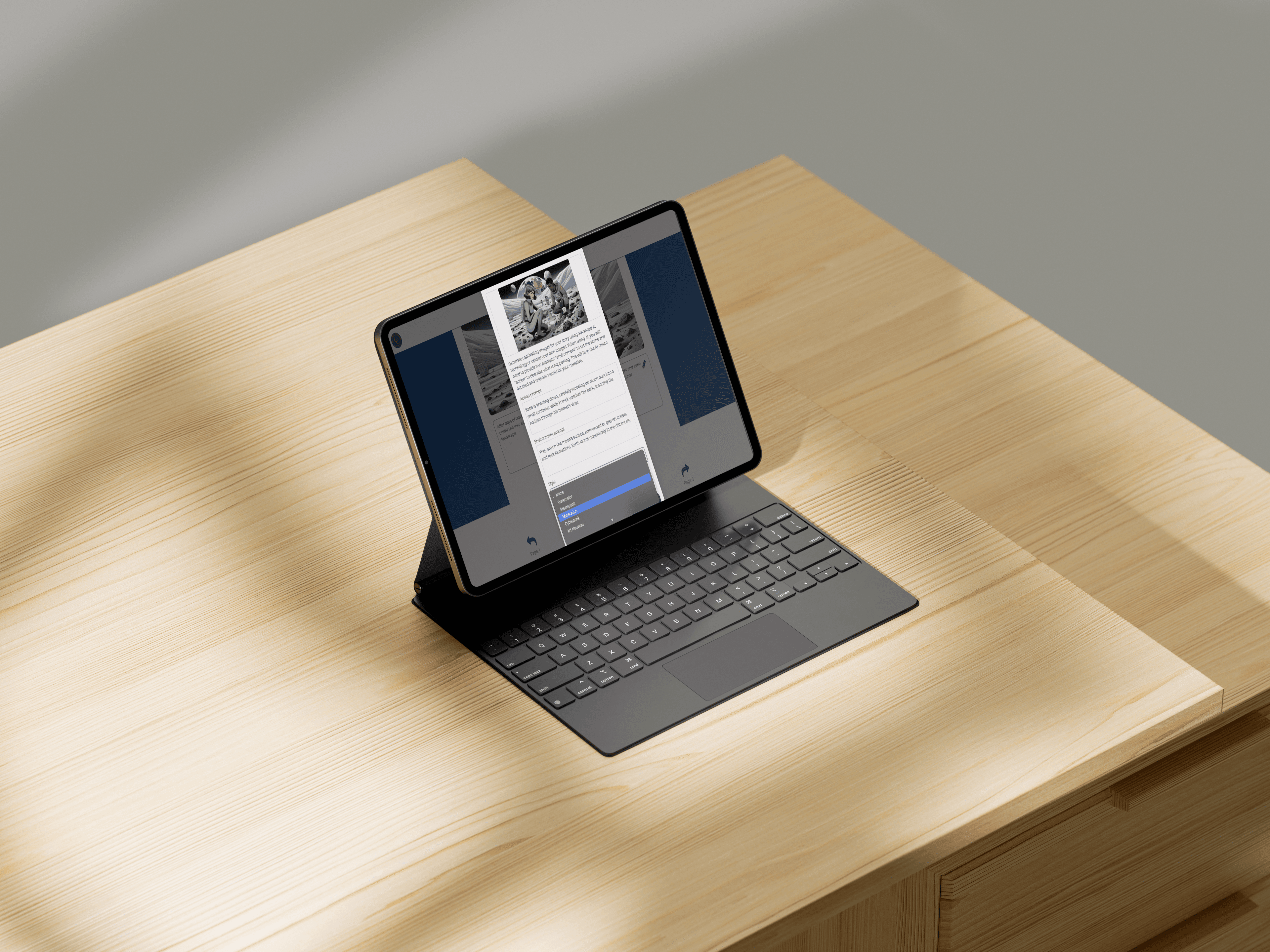 mockup Cómo funcionaba: Una sinfonía de herramientas