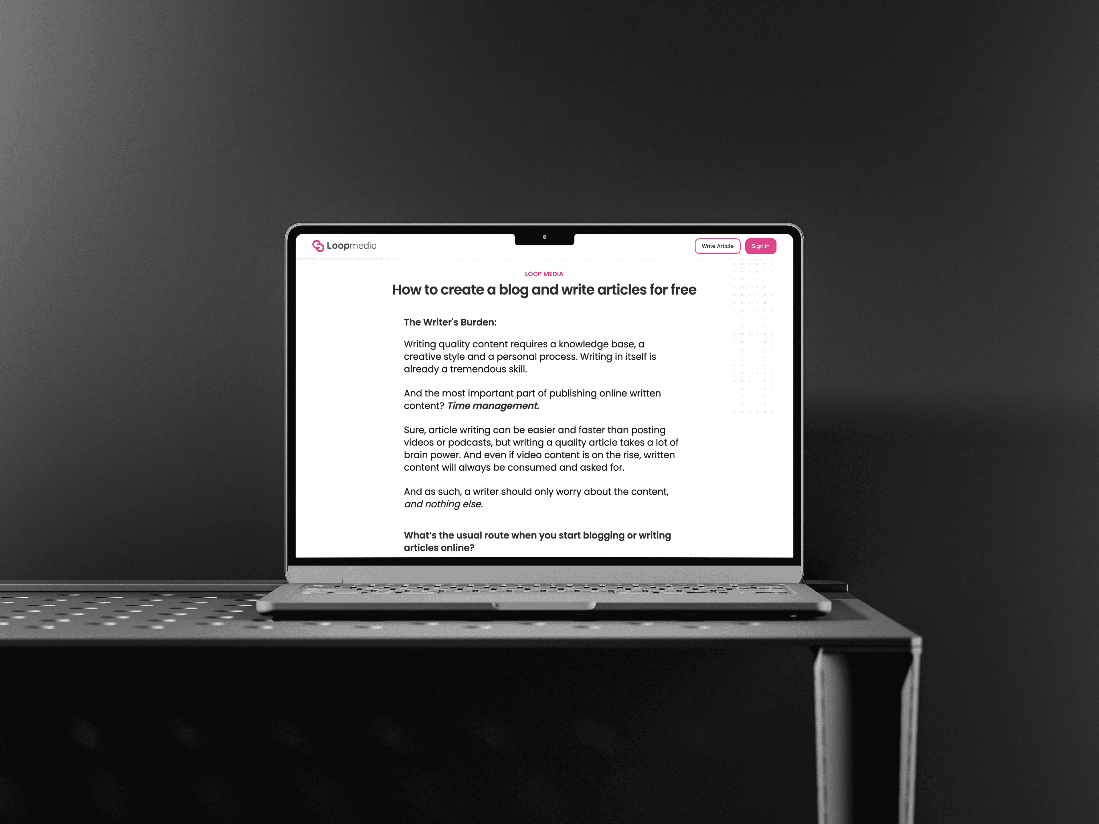 mockup Para quién es